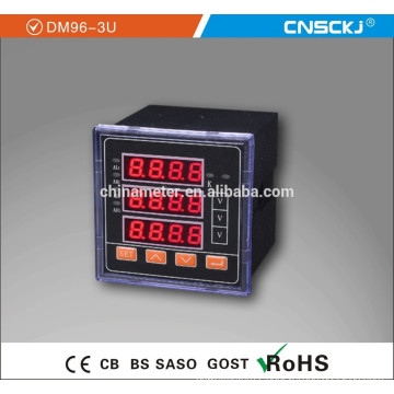 digital industrial LED voltmeter 3 phase electric voltage meter high-dccurdcy measuring single phase dc voltmeter-milli mv